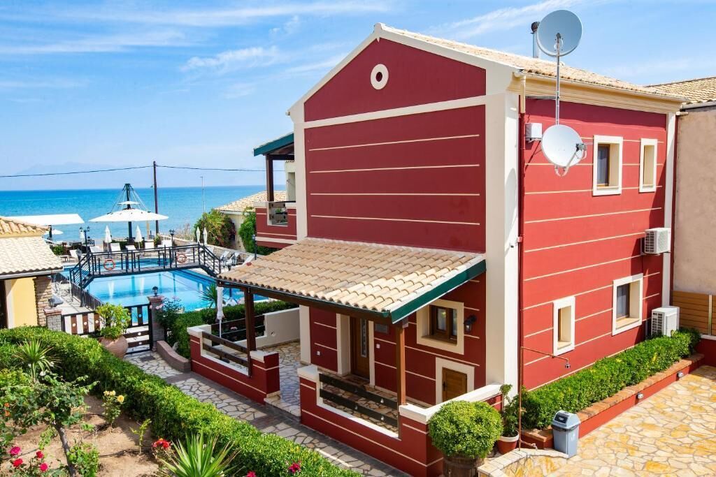 Villa de lujo, balcón, vista al mar | Exterior