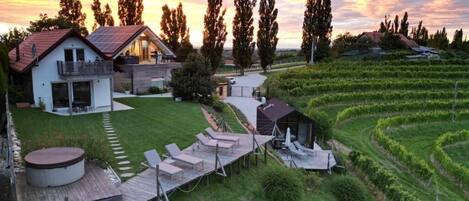 Luxury Apartment, Patio, Garden View | Outdoor dining