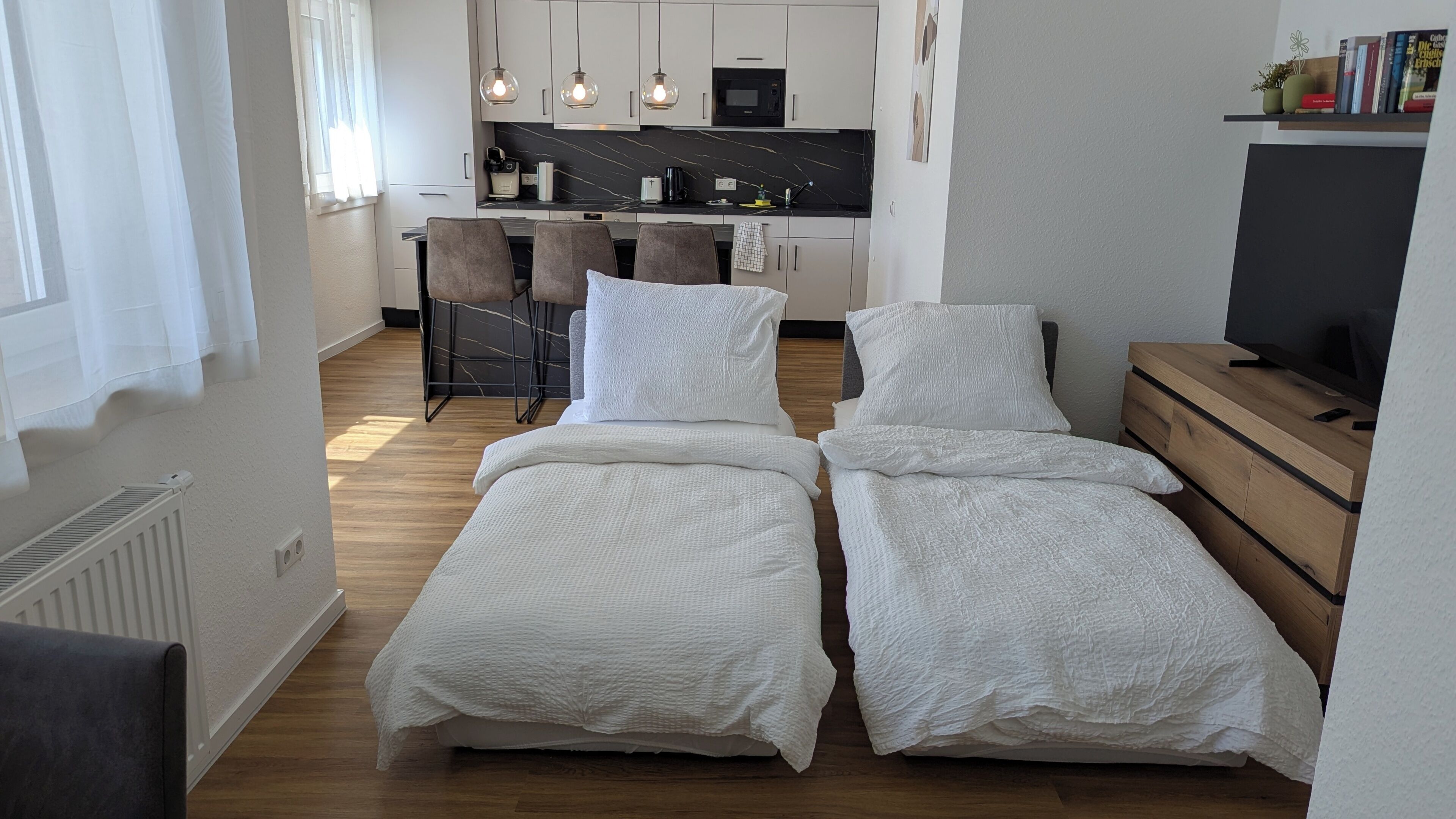 1 Schlafzimmer, Bügeleisen/Bügelbrett, kostenloses WLAN, Bettwäsche