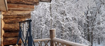 Serene 1-bedroom lakeside cabin at the arctic circle  perfect for a cozy getaway