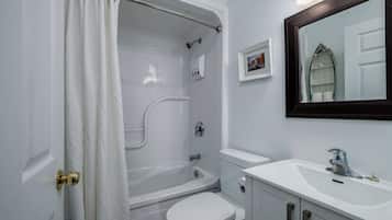 Hair dryer, towels