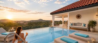 Olive Green Villa Heated Pool