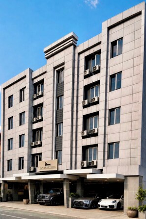 Façade de l’hébergement 