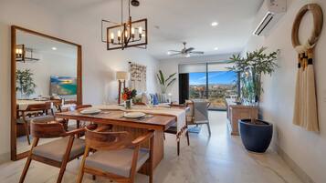 Departamento, varias camas, vista a la montaña (Amaterra A604) | Restaurantes