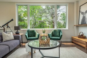 Living area - Lake access | BBQ & Fireplace | Workspace (SAINT-DONAT)