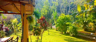 Stone cabin with 2 double beds and AC