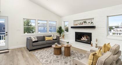 Amazing Luxury LBI Beach House - Rooftop Bay Views - Walk to Beach - Sleeps 14