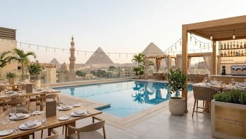 Rooftop pool