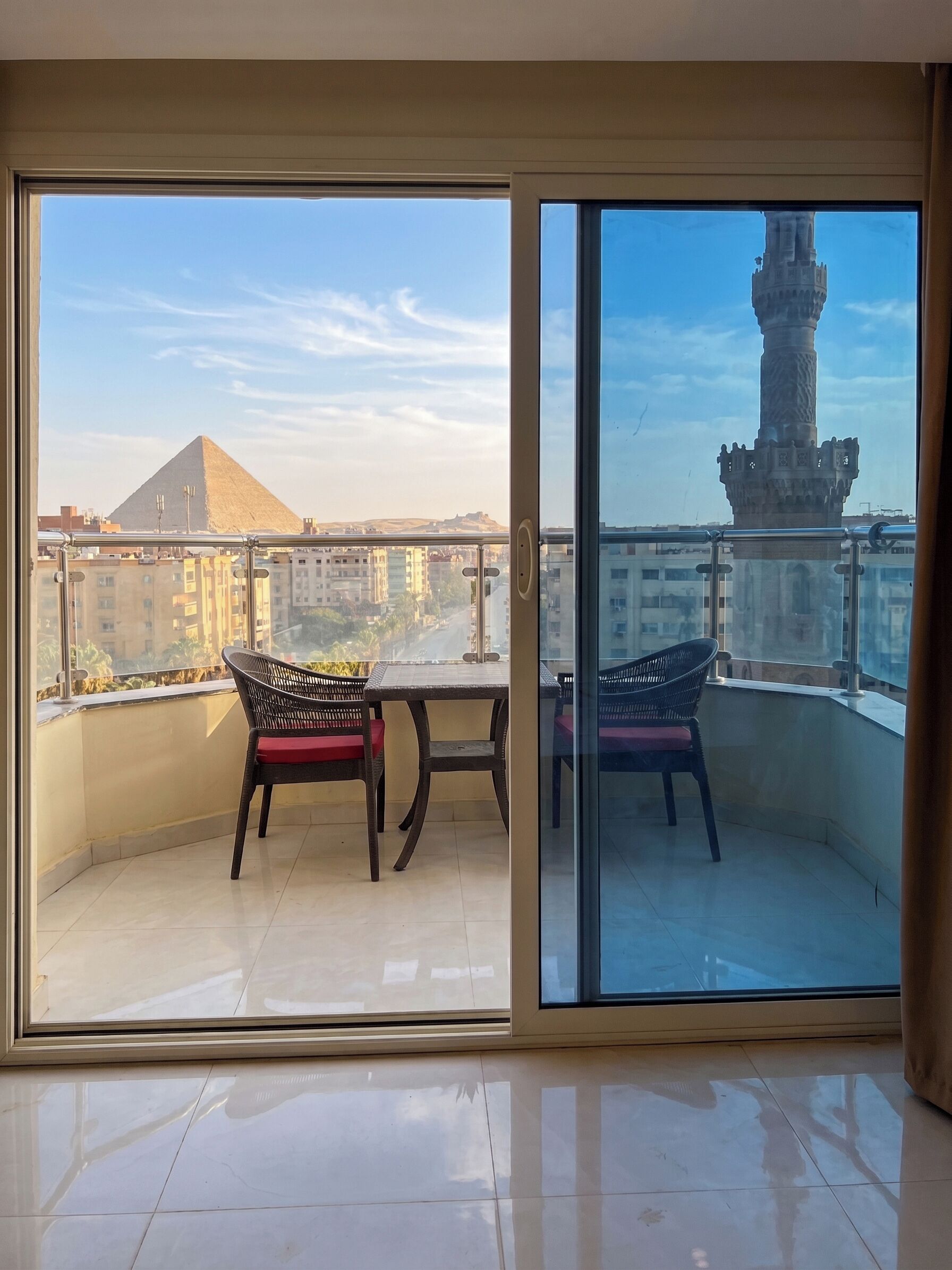 Deluxe Triple Room, Pyramid View | Terrace/patio