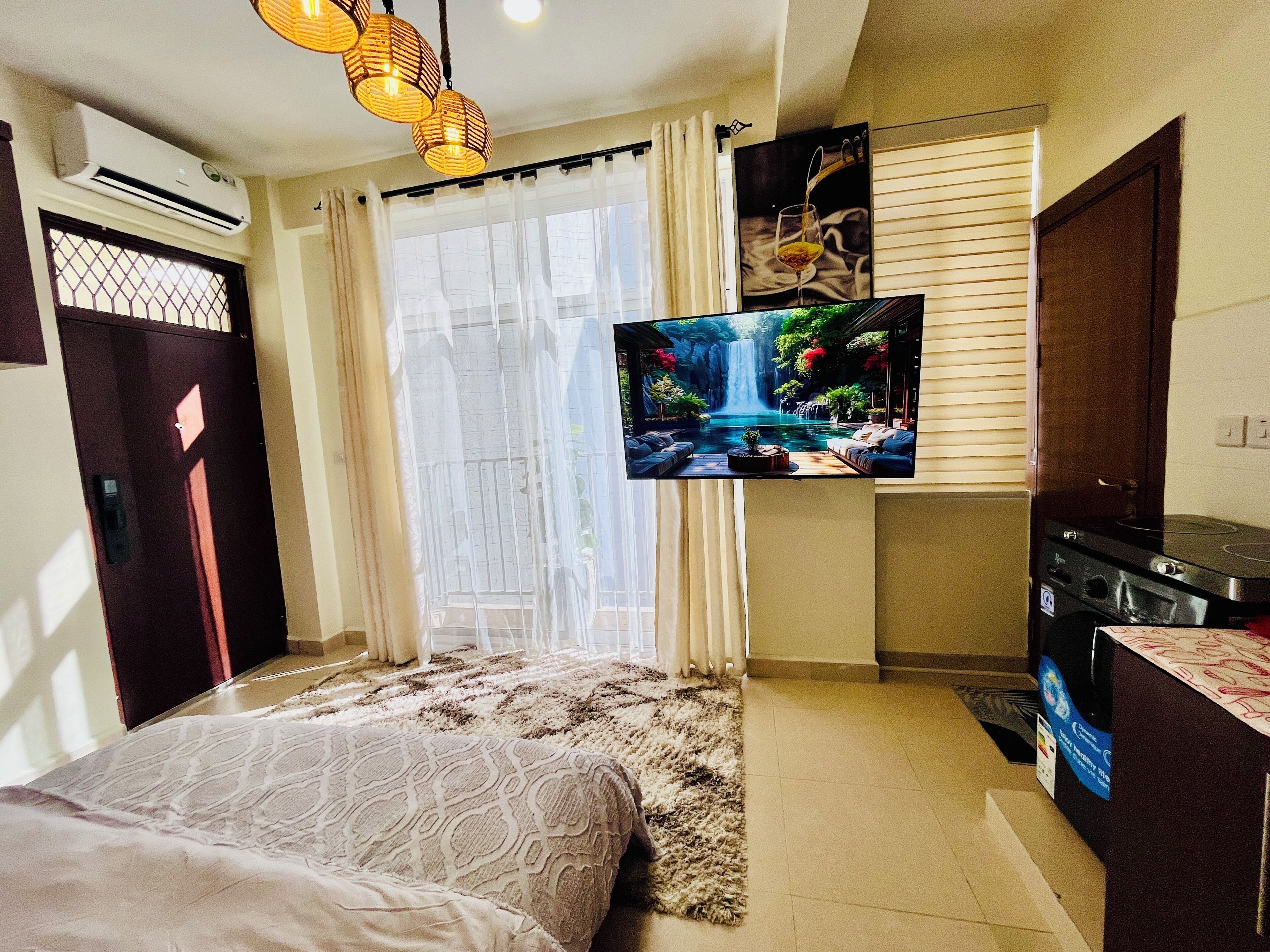 1 Schlafzimmer, Bügeleisen/Bügelbrett, WLAN