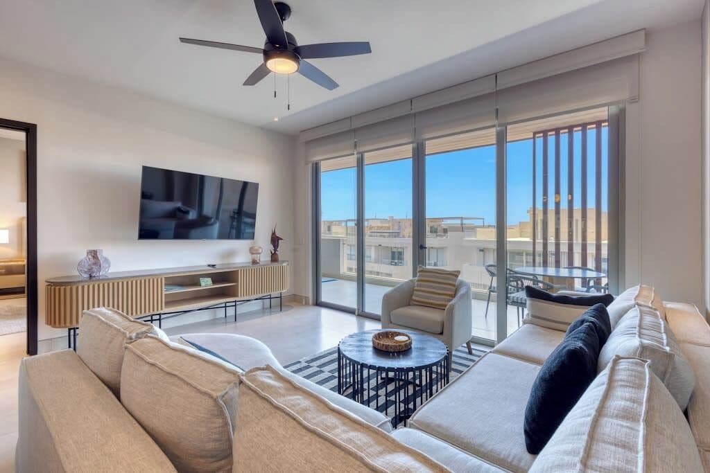 Apartment, Mehrere Betten (Baja Breeze 2 bedroom at Vista Velas) | Wohnbereich