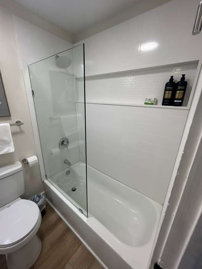 Shower, hair dryer