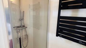 Hair dryer, towels