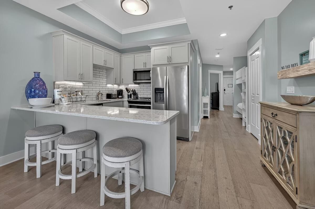 Condo, 1 cama King e sofá-cama (Henderson Beach Resort Lofts 205- Sec) | Cozinha privada