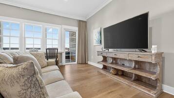 Condo, 1 cama King e sofá-cama (Henderson Beach Resort Lofts 411- Roo) | Área de estar