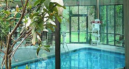 Dog-Friendly Gem with Pool, Hot Tub, Sauna & Deck