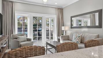 Condo, 1 cama King e sofá-cama (Henderson Beach Resort Lofts 104- Poo) | Área de estar