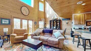 TV, fireplace, DVD player