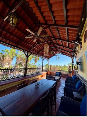 Outdoor dining - Casa Valentina - Guaju Suite - Just Downtown and Beach (Loreto)