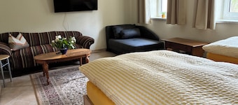 Fully furnished apartment in a quiet location with extra entrance parking lot