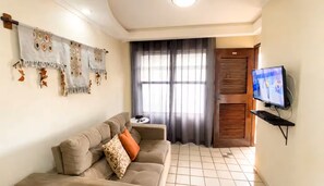 Living area - Premium apartment on Ponta Negra beach with swimming pool (Natal)