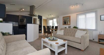 Beautiful Family Lodge at Marlie Holiday Park. Pet friendly