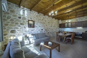 Living area - Villa Kaladare | Private Pool Villa in Crete | Sleeps 6
Peaceful - Relaxing Stay (Καλανδαρέ)