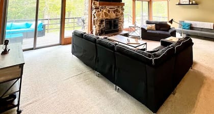 Private 13-Acre Retreat - Pond, Kayaks, Fire Pit & Trails. Pet-friendly!