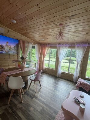Dining - Escape to the Rosy Rodeo Tiny Cabin (Indianapolis)