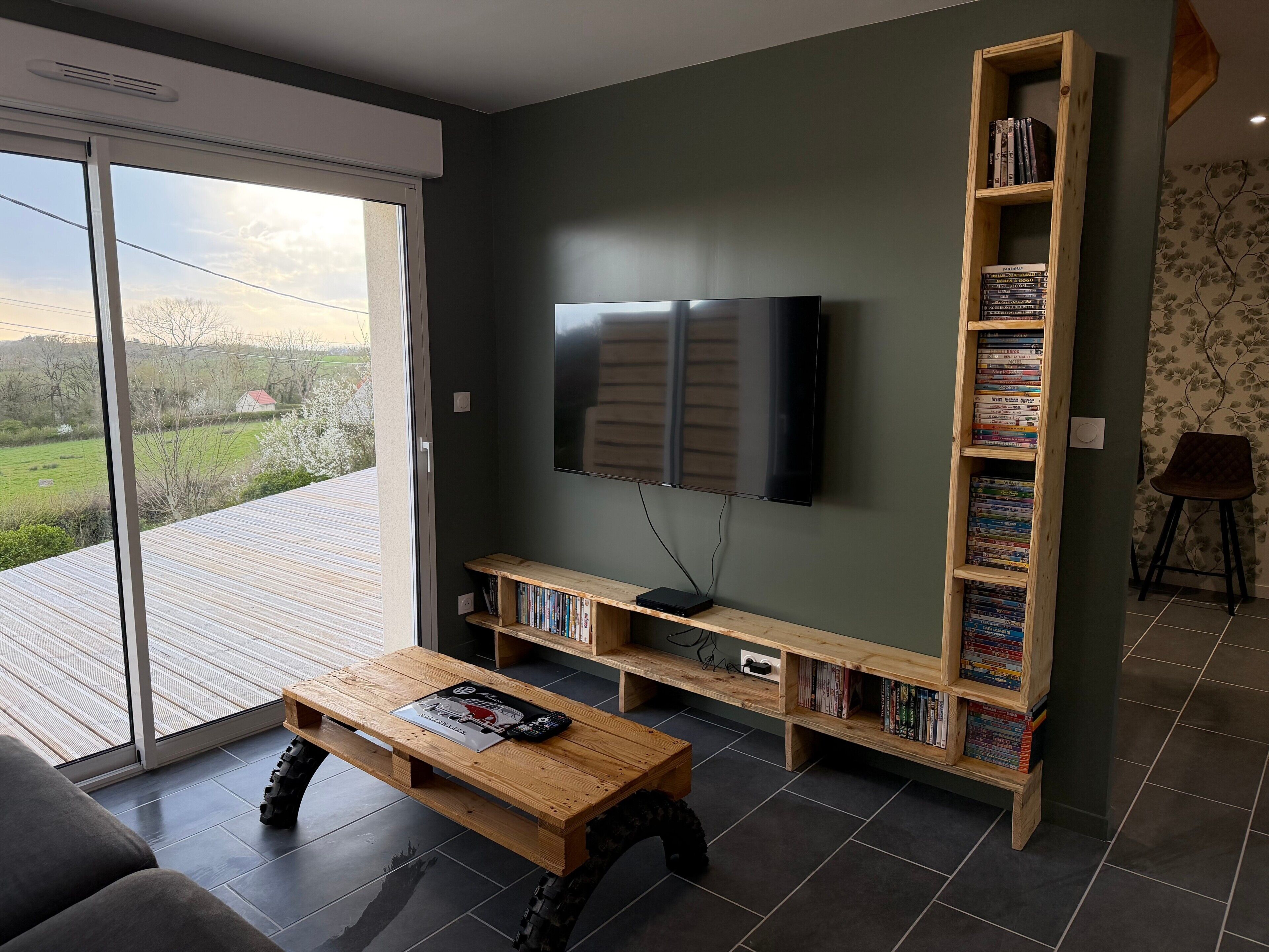 テレビ、DVD プレーヤー. Holiday Home “Gîte D’opale” with Private Terrace