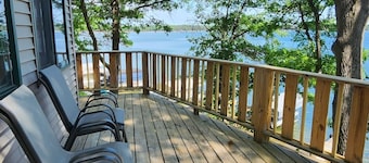 Cozy Lakefront Cabin Retreat with Private Dock