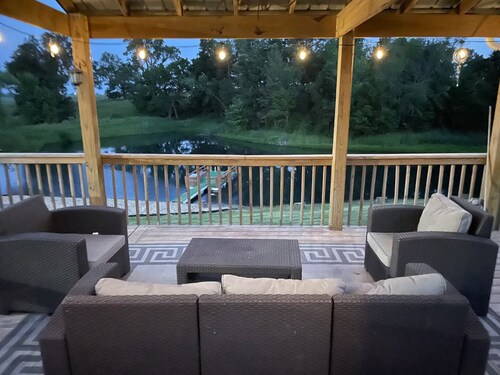 Private Beach Retreat - Spacious 3-Bedroom Hilltop Getaway w/ Fishing & Trails