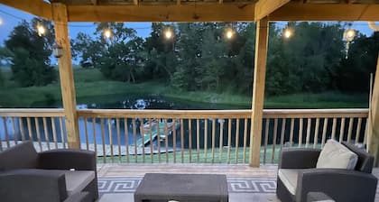 Private Beach Retreat - Spacious 3-Bedroom Hilltop Getaway w/ Fishing & Trails
