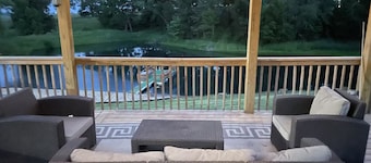 Private Beach Retreat - Spacious 3-Bedroom Hilltop Getaway w/ Fishing & Trails