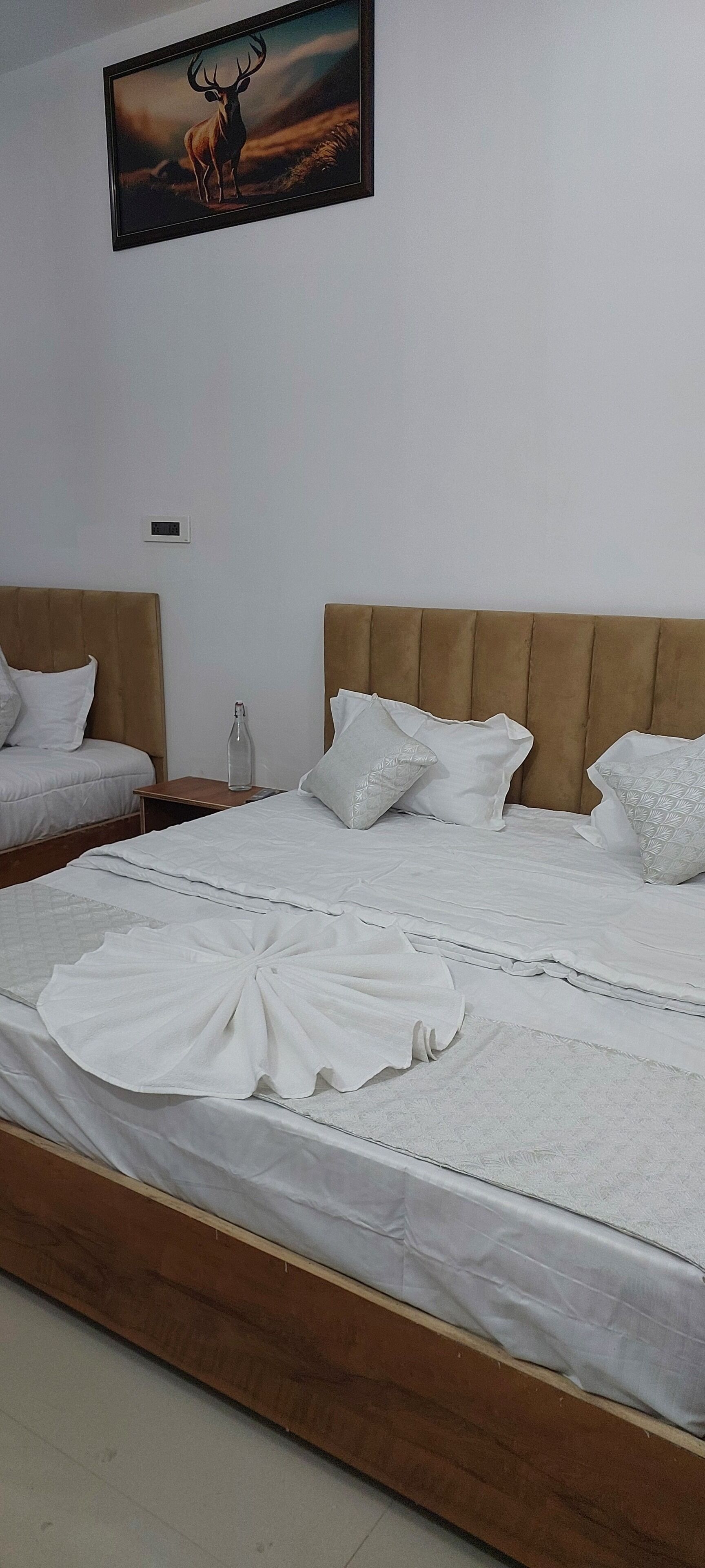 Kamar Quadruple Keluarga, pemandangan gunung | Meja kerja, ruang kerja ramah laptop, dan Wi-Fi gratis