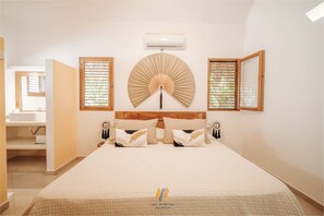 4 bedrooms, in-room safe, iron/ironing board, free WiFi - Villa Uva del Mar - 4 CH A/C - 4.5 SDB - Private Pool - Garden- BBQ- 100 M Beach (Las Terrenas)