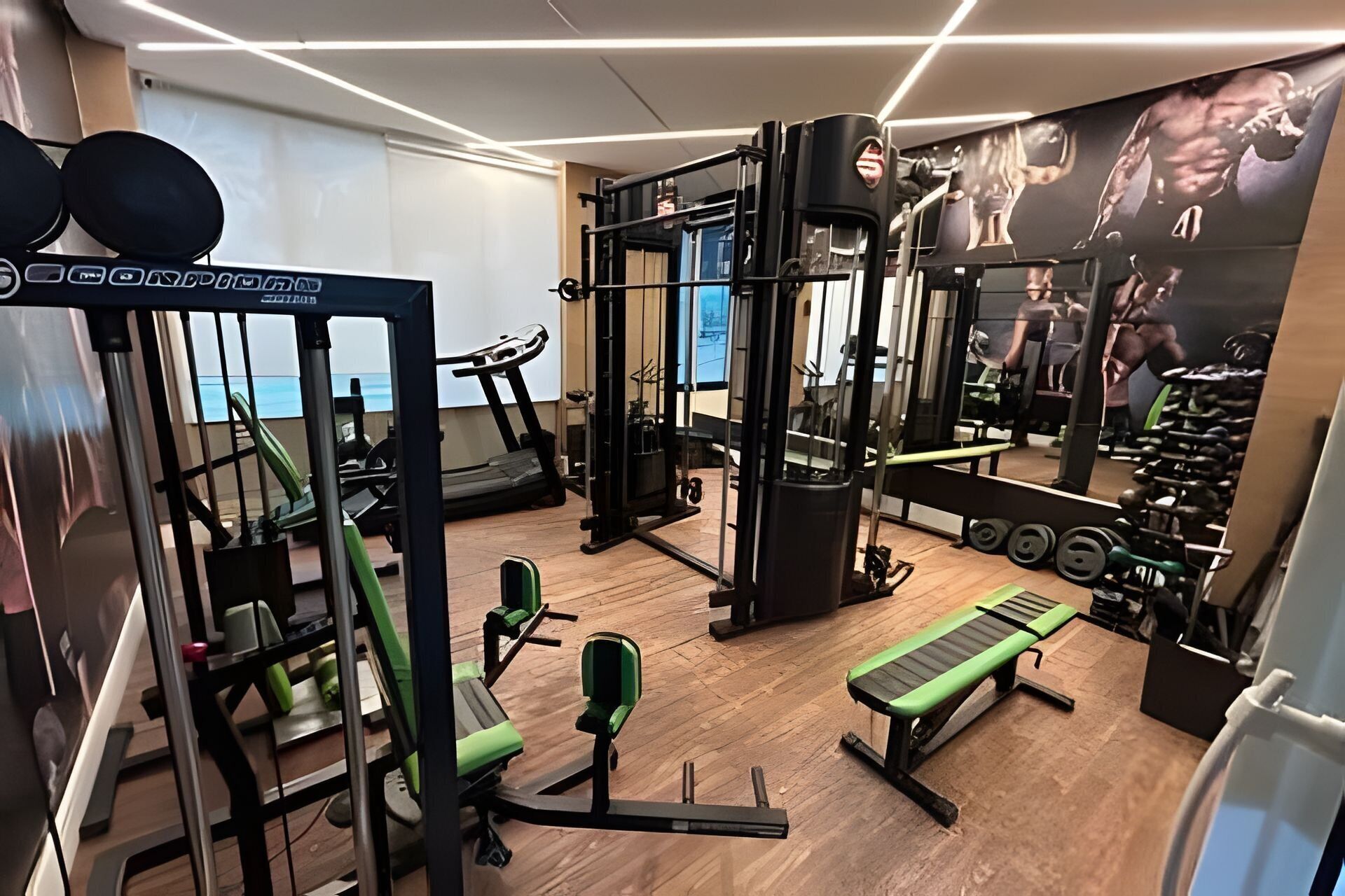 Apartamento básico | Sala de fitness