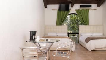 Desk, laptop workspace, free WiFi