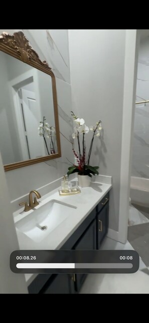 Towels, soap, toilet paper