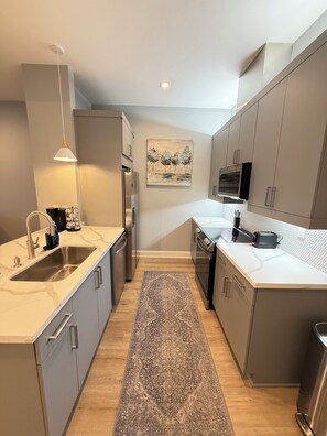 Private kitchen - Luxury Modern King Bed Heart of Downtown Dallas (Dallas)