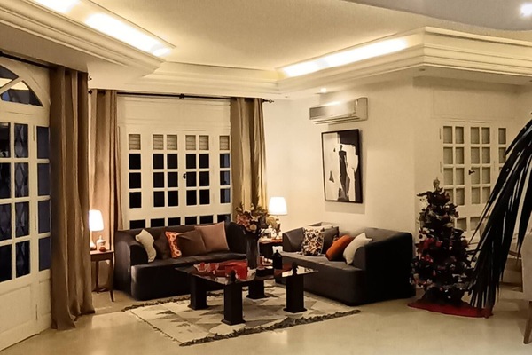Villa, 4 Bedrooms, Smoking, Private Pool | Living room