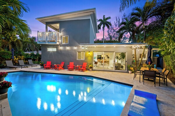Mimosa Manor - A Tropical Heated Pool Oasis In The Heart Of Wilton Manors - Fort Lauderdale