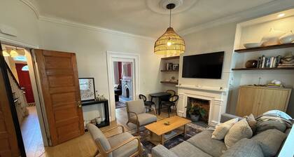 Terrific 2-bedroom townhome with AC in vibrant Brooklyn