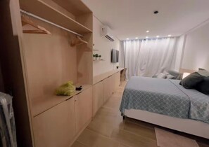 1 bedroom, iron/ironing board, WiFi, bed sheets - Fully equipped studio apartment in the Beach Class Verano building on Muro Alto beach. (Ipojuca)