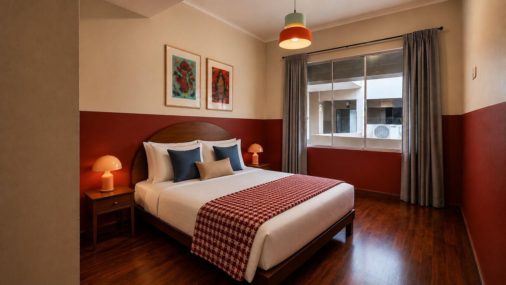 Cofres nos quartos, Wi-Fi de cortesia, roupa de cama