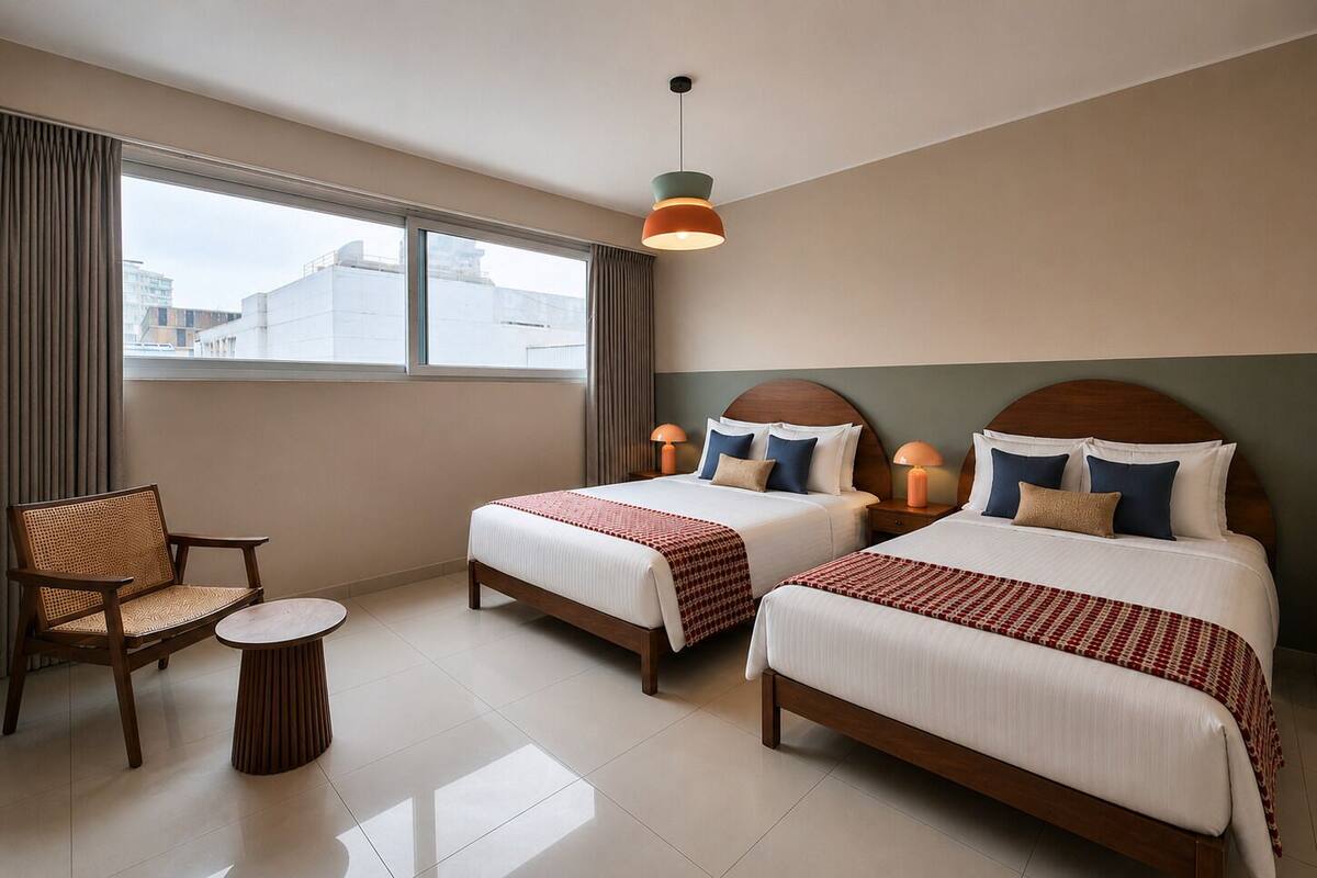 In-room safe, WiFi (free), bed sheets