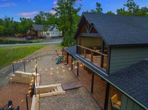 Property grounds - Private Gated Heated Pool • Hot Tub • Stocked Pond • Arcade & Game Tables (Broken Bow)