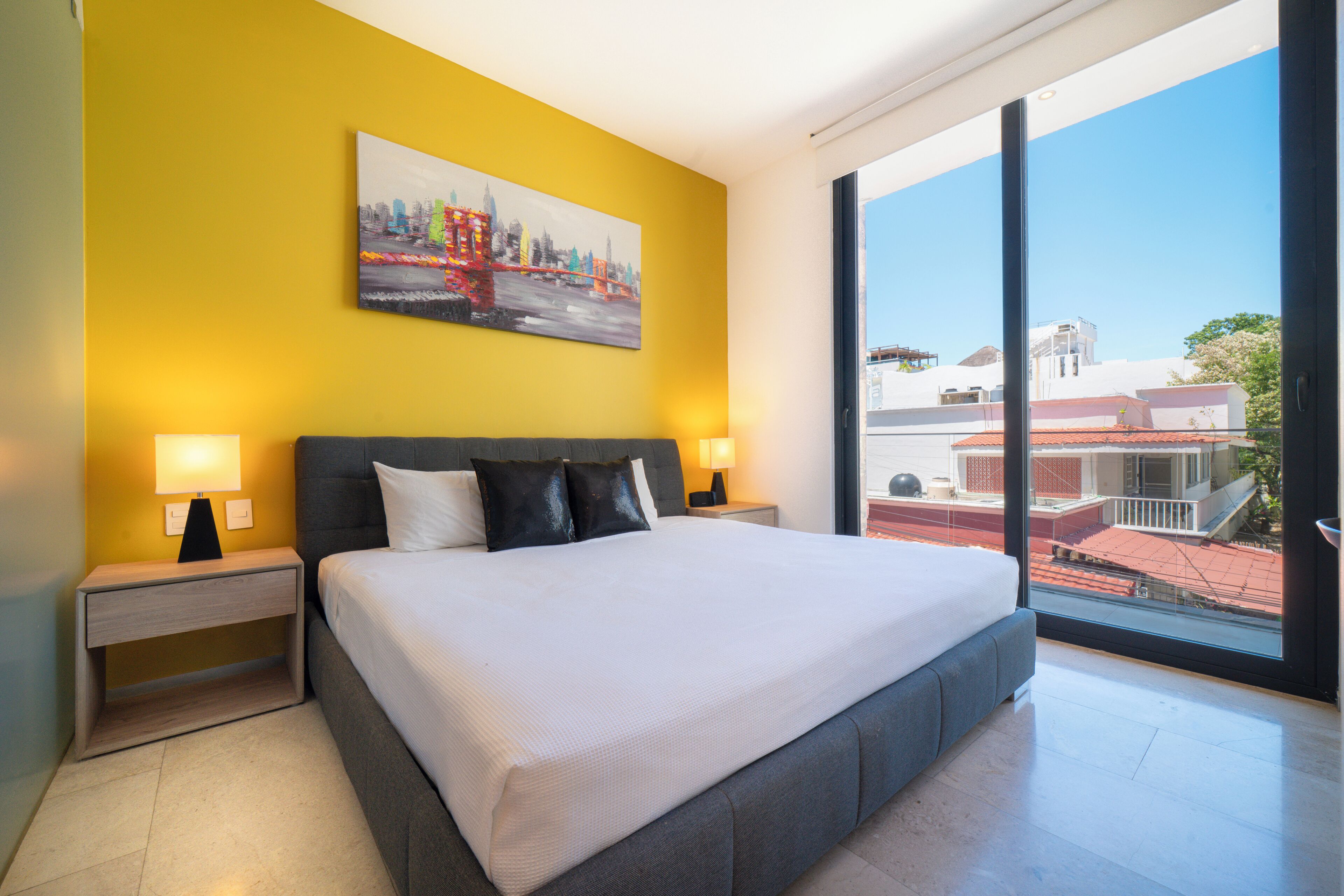 Comfort Apartment, City View | Blackout curtains, iron/ironing board, free WiFi