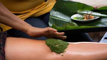 Body treatments, deep-tissue massages, body scrubs, facials