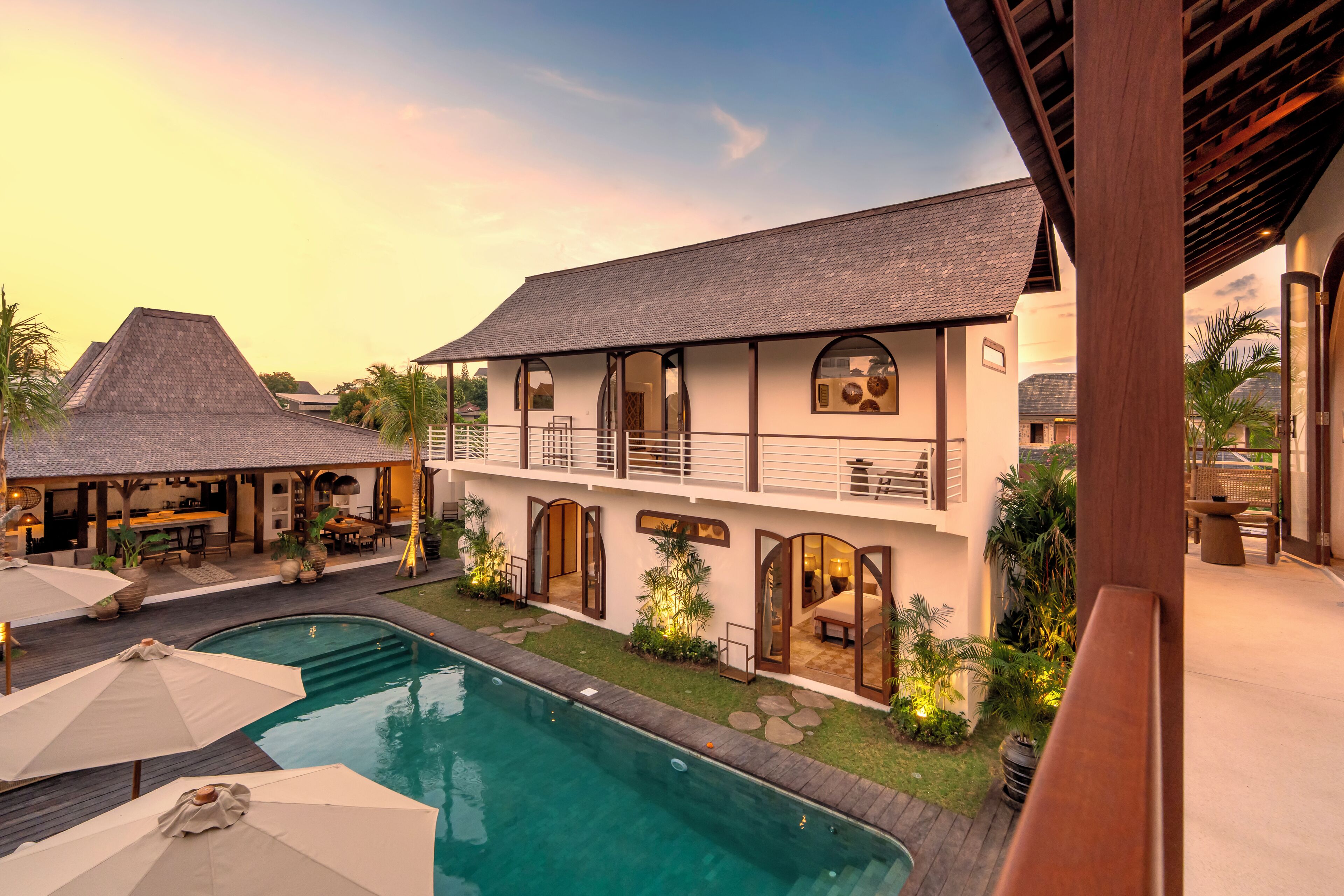 Deluxe Villa, Multiple Bedrooms, Private Pool, Pool View | Balcony view